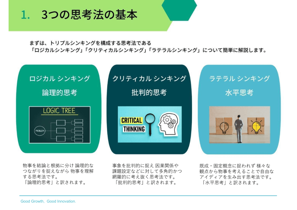 トリプルシンキング　資料ダウンロード